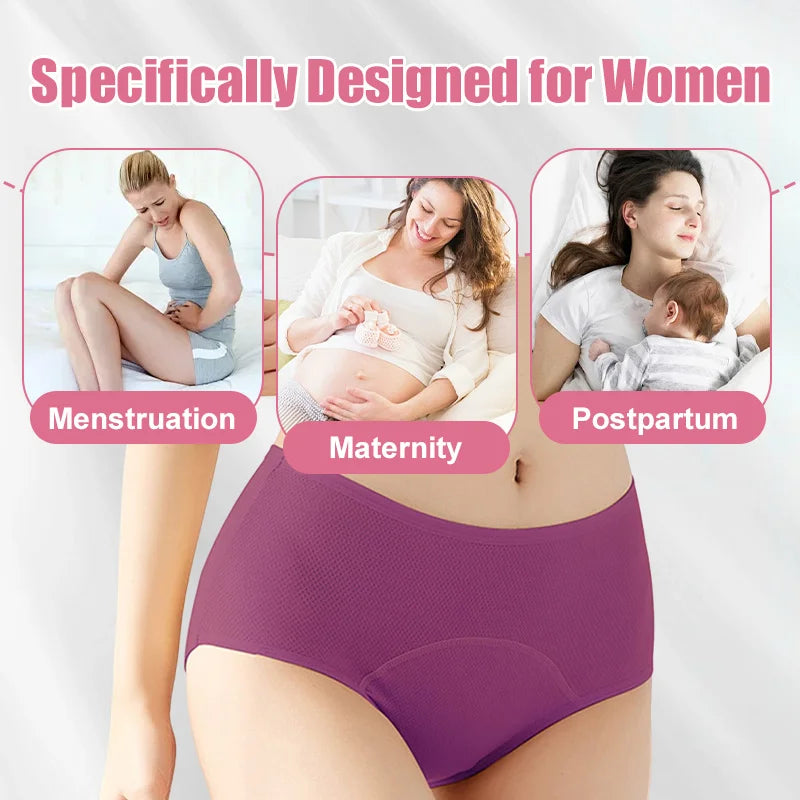 🔥Last DayBuy 3 Get 2 Free🔥-2025 New Upgrade High Waist Leak Proof Panties✨