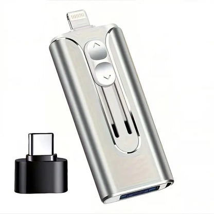 4-in-1 USB Flash Drive for iPhone/iPad/Android/PC