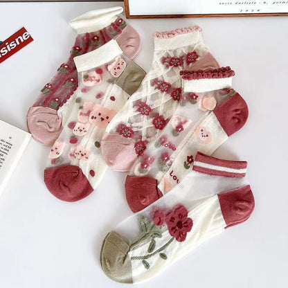 Breathable Mesh Ankle Socks