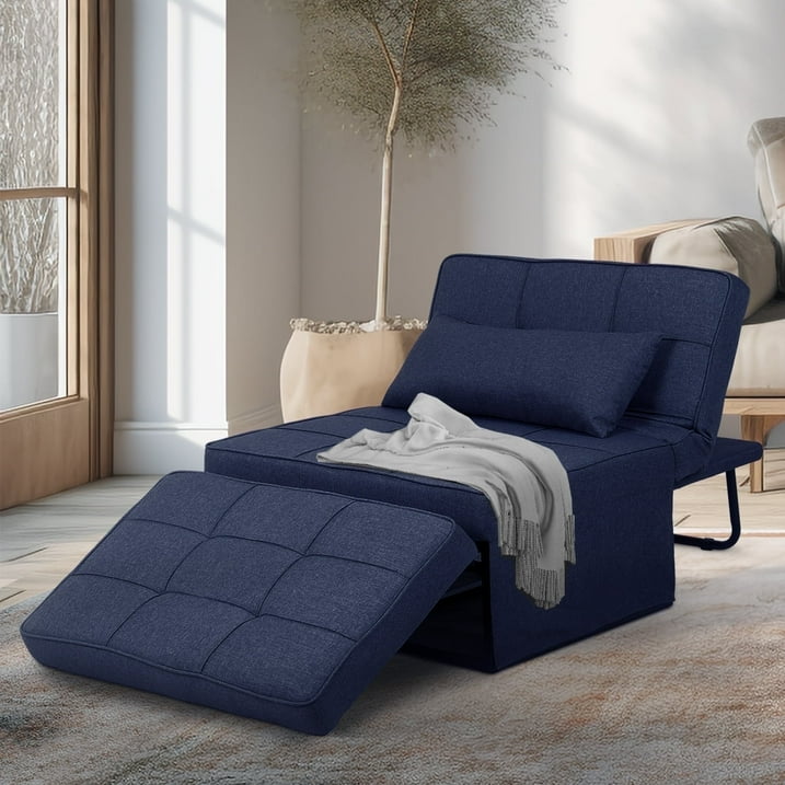 🔥 Warehouse Clearance 💥 4-in-1 Multi-Function Folding Ottoman Sofa Bed