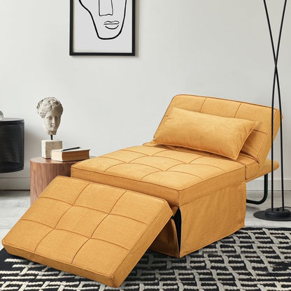 🔥 Warehouse Clearance 💥 4-in-1 Multi-Function Folding Ottoman Sofa Bed