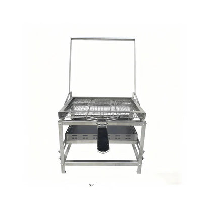 AresCart™ Adjustable Charcoal Rotating Grill 2