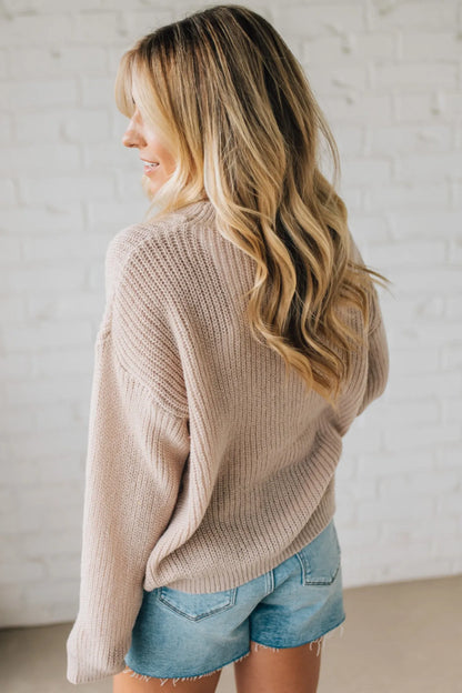 Pumpkin Lettered Boyfriend Sweater