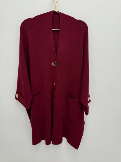 Women Breasts Casual Cardigan