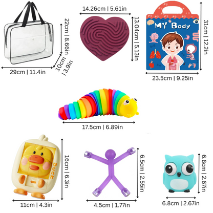 Zenkido All-in-One Activity Bag for Kids on the Go