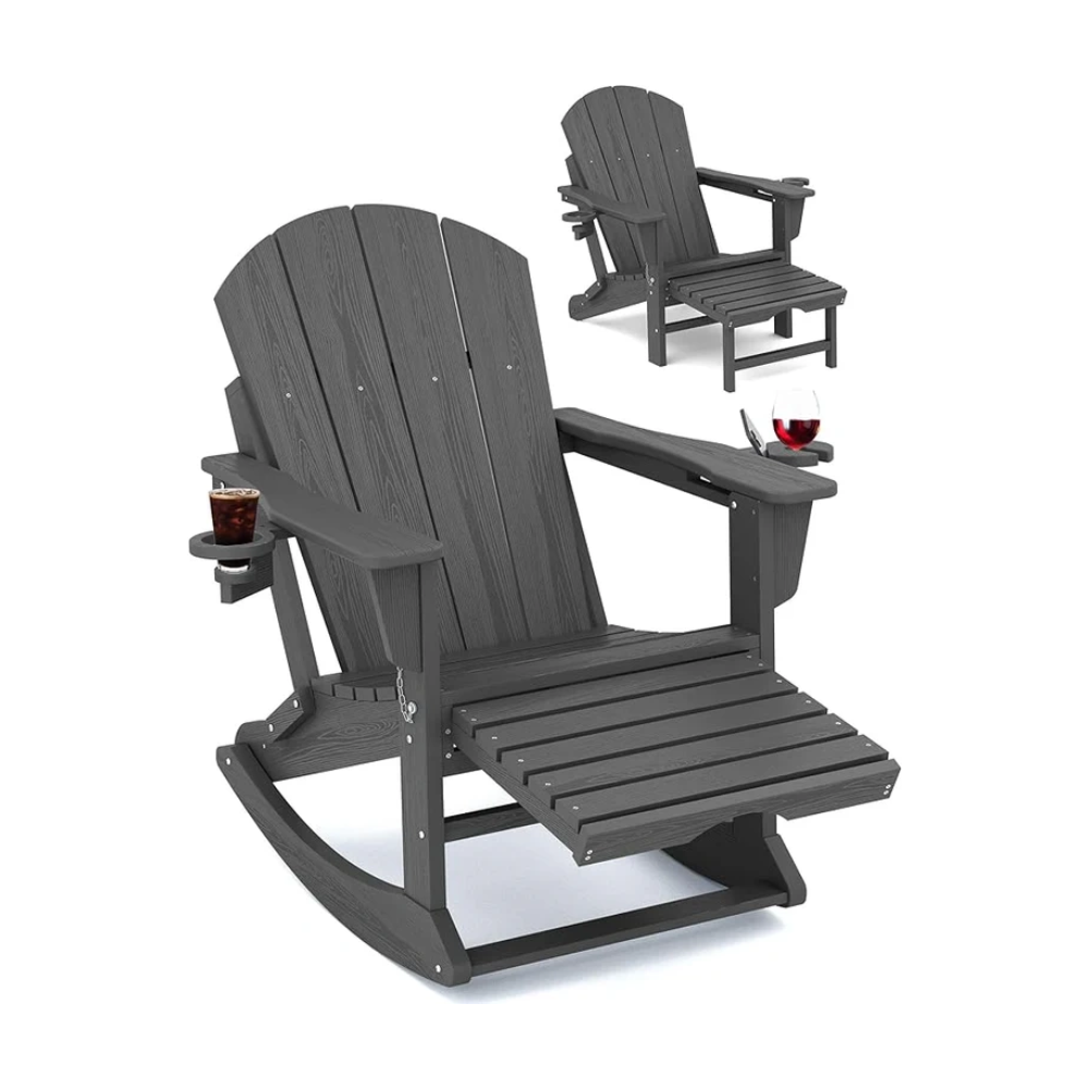 4 in 1 Multifunctional Outdoor Folding Rocking Chair
