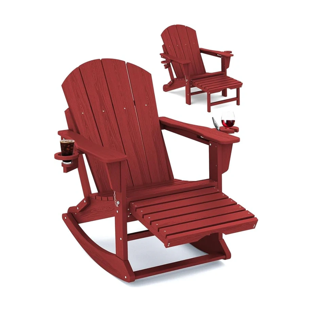 4 in 1 Multifunctional Outdoor Folding Rocking Chair