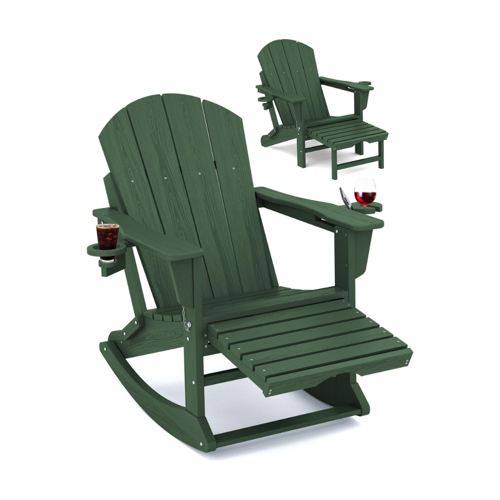 4 in 1 Multifunctional Outdoor Folding Rocking Chair