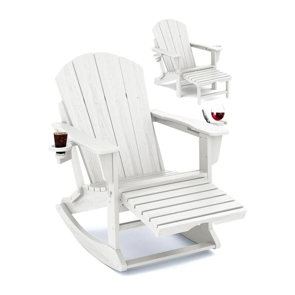 4 in 1 Multifunctional Outdoor Folding Rocking Chair
