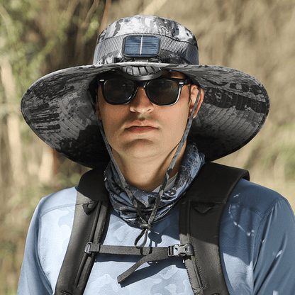 🎁Best father‘s Day Gifts❤2025 New Ultralight Solar Fan Sun Hat – Lighter Than a Baseball!⚾(Only 11oz)