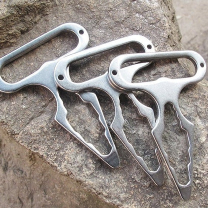 🔧Outdoor camping stainless steel multifunctional tool