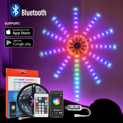 🎁💡WiFi Bluetooth Smart Fireworks Led Light