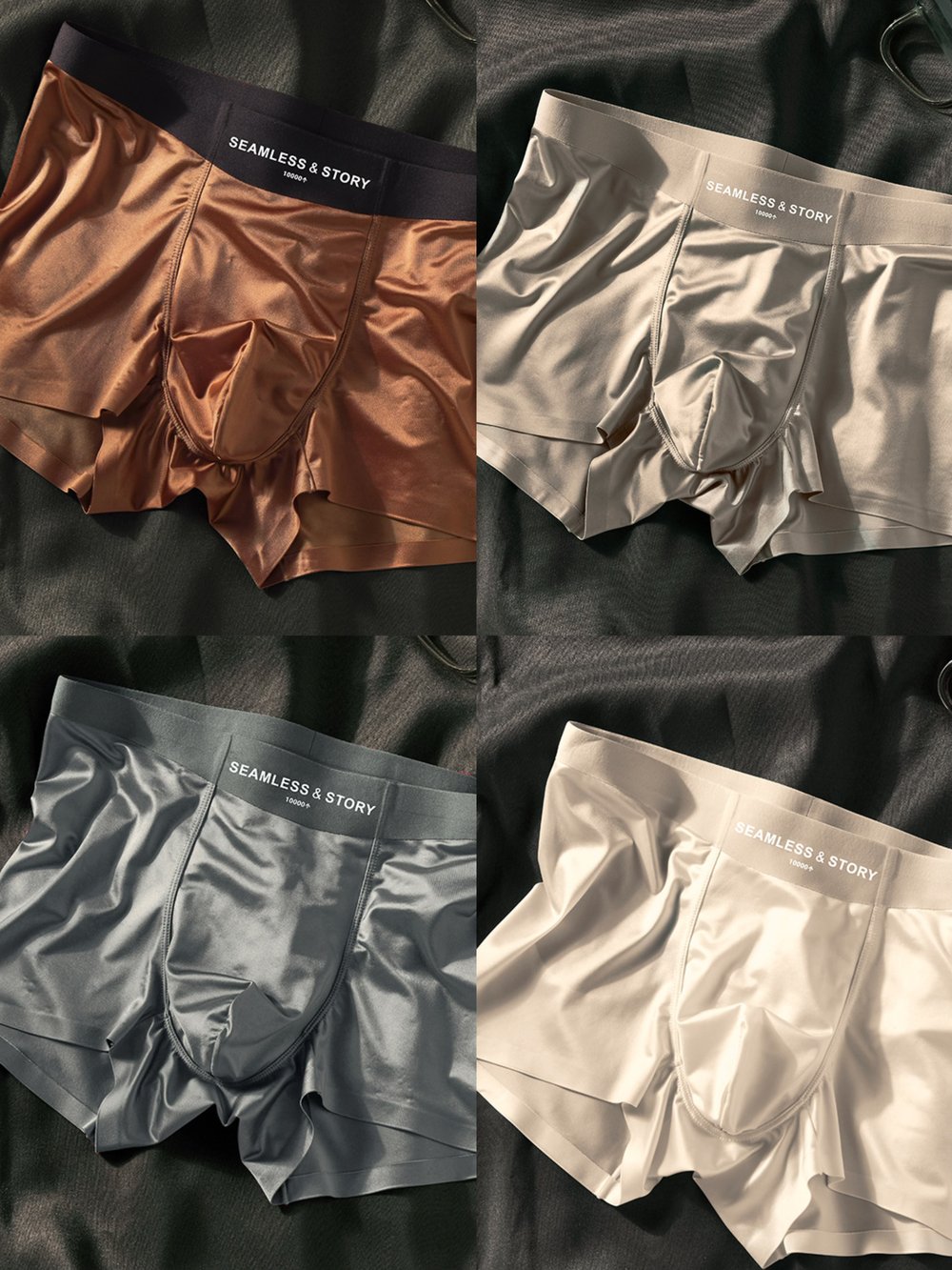 2025 LUXURY Natural ICE SILK MEN'S BOXERS | ANTIBACTERIAL SILK LINING