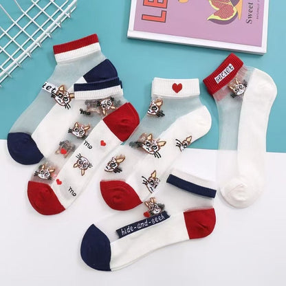 Breathable Mesh Ankle Socks