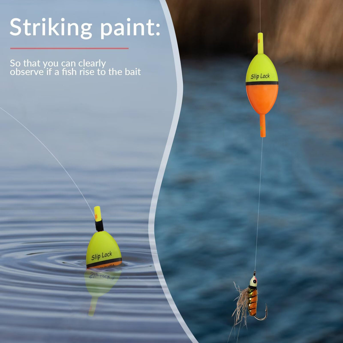 🔥Last day Clearance Sale 60% OFF🔥Slip Lock Bobbers for Slip Bobber Fishing