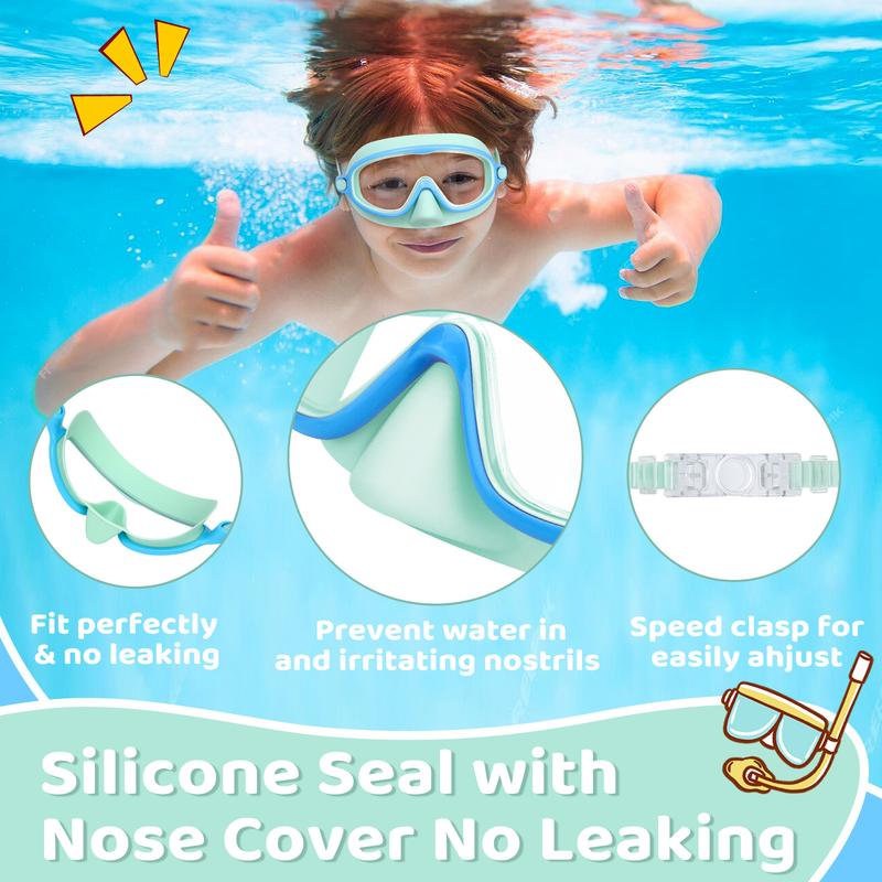 💥LAST DAY SALE 49% OFF- Kids Swim Goggles with Nose Cover