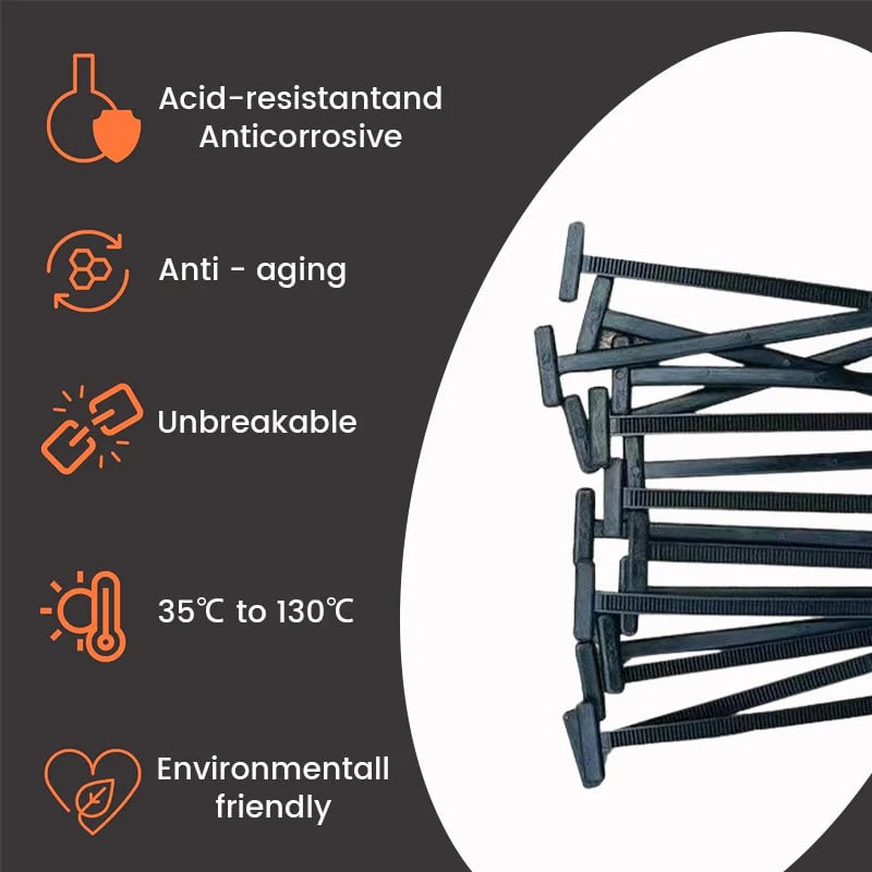 🎁49%OFF- 🚗100pcs Nylon Universal Cable Tie Buckle