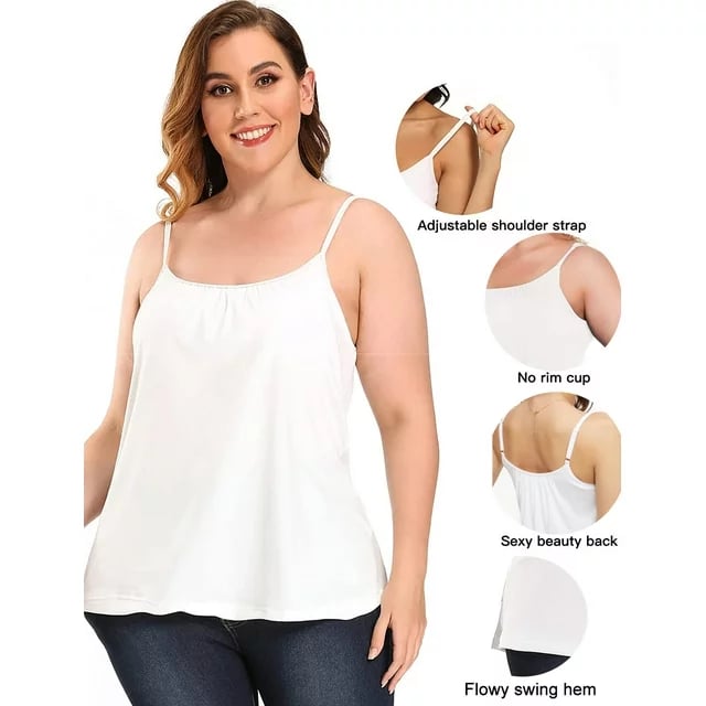 🔥2025 New Arrival 49% OFF🔥Loose-fitting Tank Top With Built-in Bra