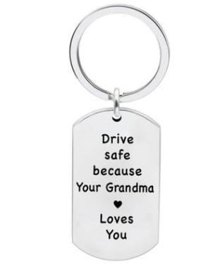 Last Day 69% OFF - 🔥Have Fun, Be Safe, Make Good Choices and Call Your Grandma/Grandpa Keychain