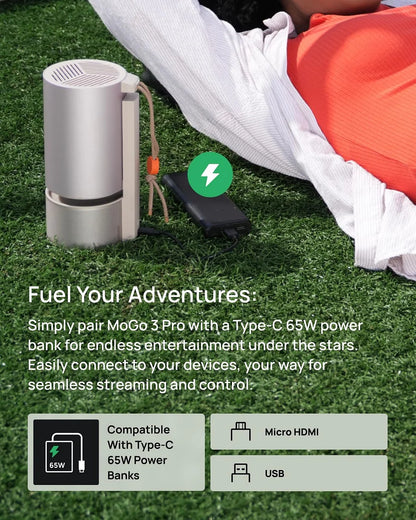 🔥Last Day Clearance! — ProBeam™ Outdoor Smart Projector + Power Stand