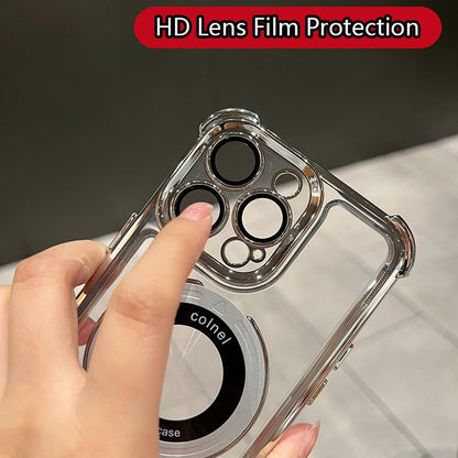 🔥New In Phone Case for iPhone 16 Series - Four Corners Air Cushion Anti-fall Case for iPhone with Invisible Ring Stand