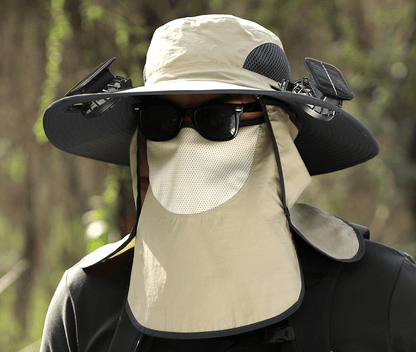 🎁Best father‘s Day Gifts❤2025 New Ultralight Solar Fan Sun Hat – Lighter Than a Baseball!⚾(Only 11oz)