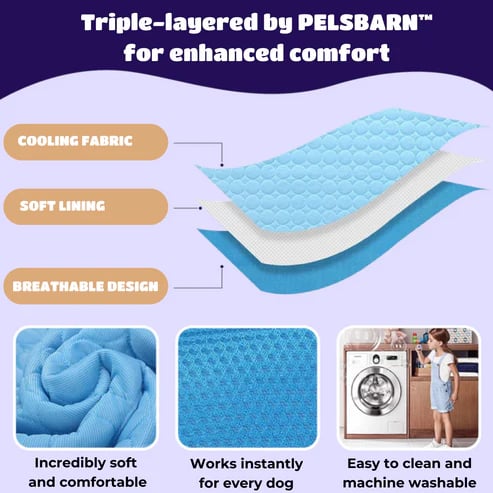 🔥Hot Sale 49% OFF - Dog Cooling Mat (4x more effective)
