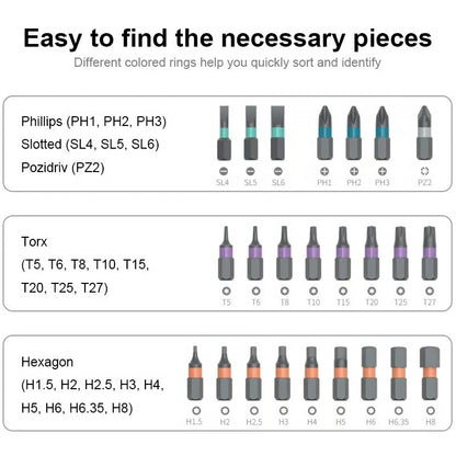24-IN-1 Magnetic Screwdriver Set