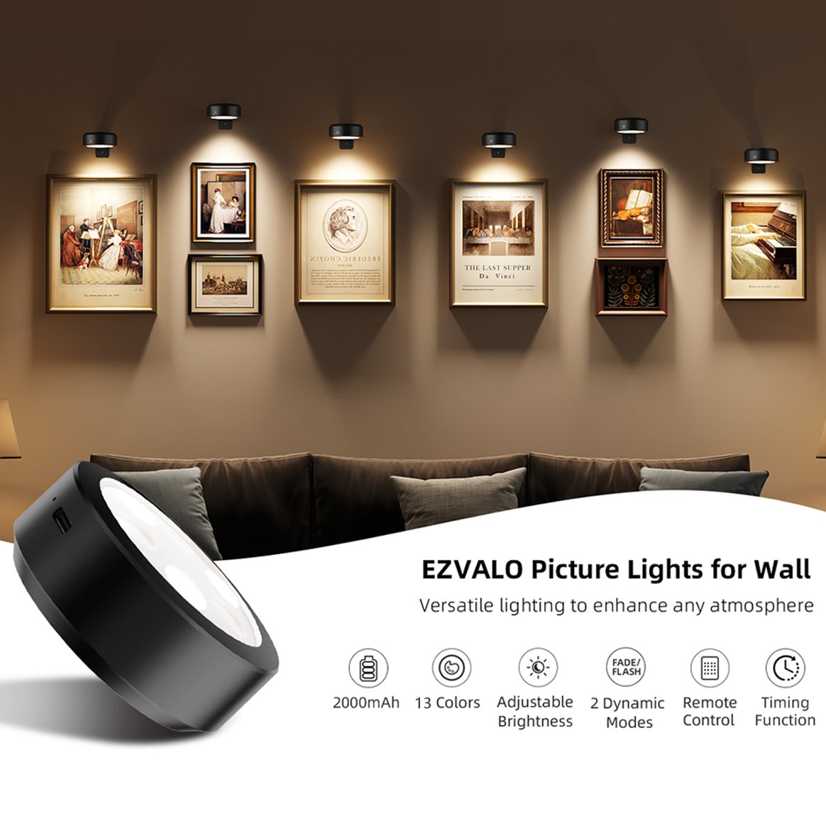 🔥Clearance Sale 💡2000mAh Rechargeable Battery Magnetic Painting Light🌈