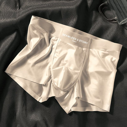 2025 LUXURY Natural ICE SILK MEN'S BOXERS | ANTIBACTERIAL SILK LINING