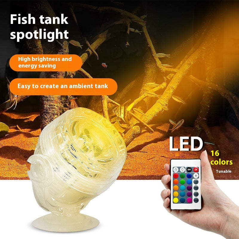 Submersible RGB LED Aquarium Spotlight