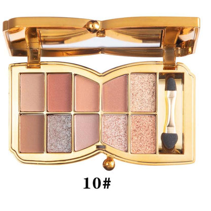 10 Colors Sparkle Shimmer Eyeshadow Palette