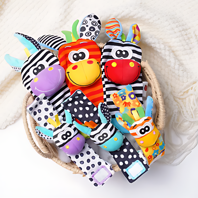 RattleStar Premium Baby Hand and Foot Rattle Set